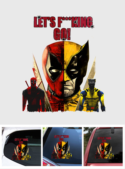 Let's F**king Go - The Psychopath Decal Full