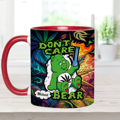 Don't Care Bear - Personalized Weed Accent Mug