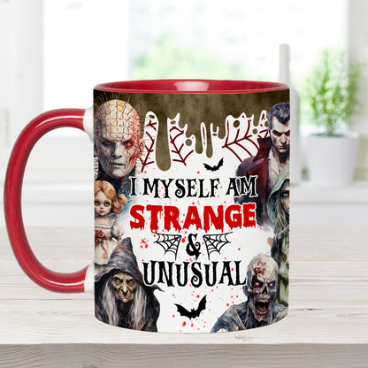 Myself Strange and Unusual - Personalized Accent Mug