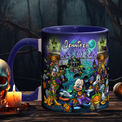 Welcome Foolish Mortals - Personalized Mouse Accent Mug