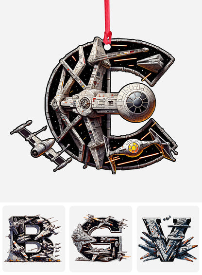 The Force Letter - Personalized The Force Ornament
