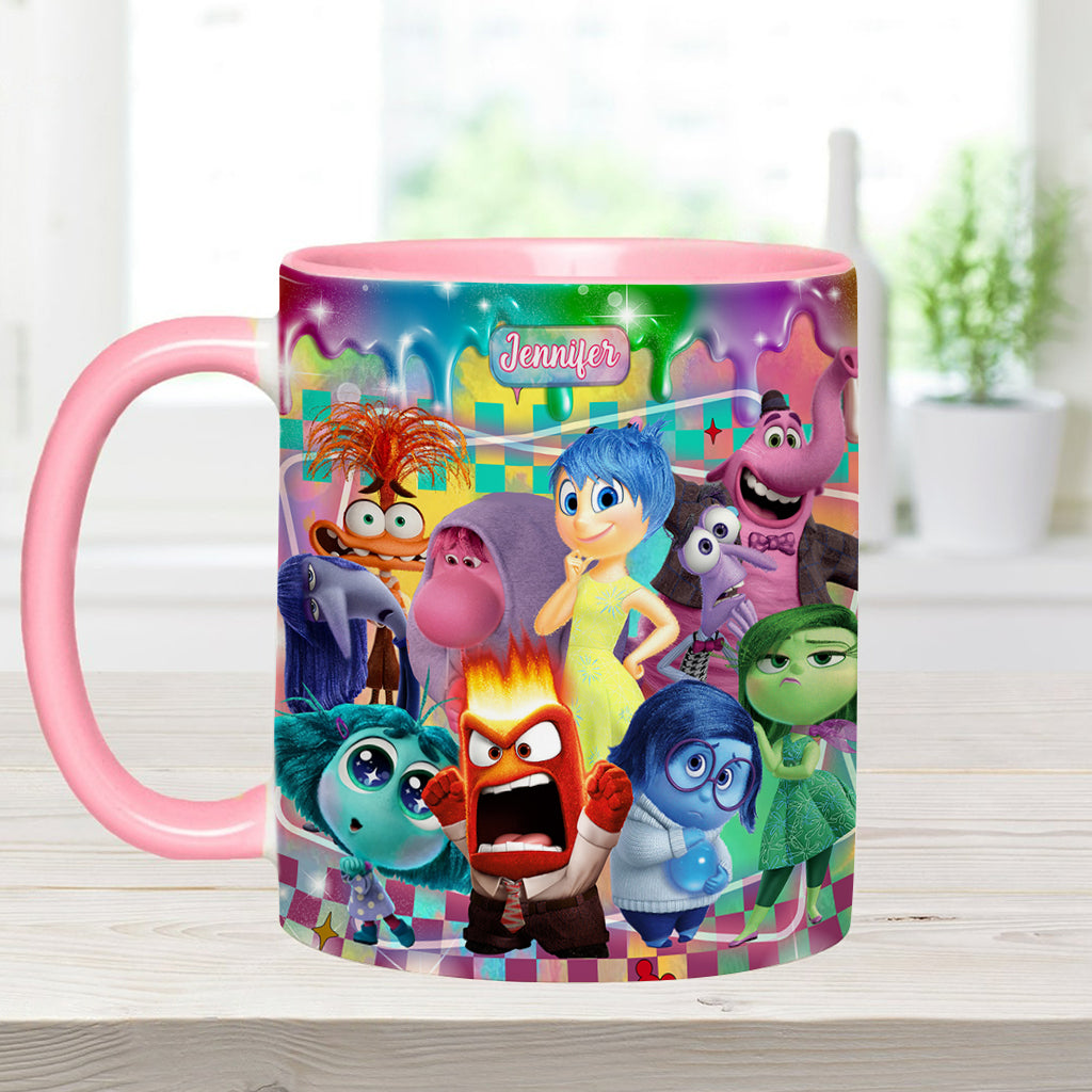 It's Ok To Feel All The Feels - Personalized Accent Mug
