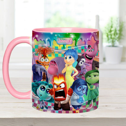 It's Ok To Feel All The Feels - Personalized Accent Mug