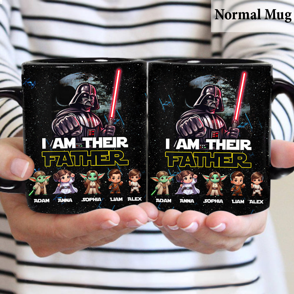 I'm Their Father Fist Bump - Personalized The Force Mug