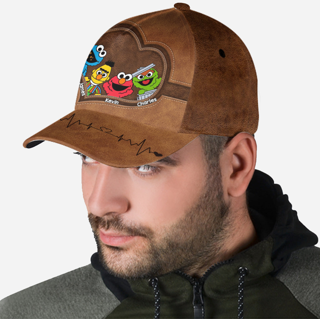 This Daddy/ Dad/ Grandpa... Belongs To - Personalized Father Classic Cap