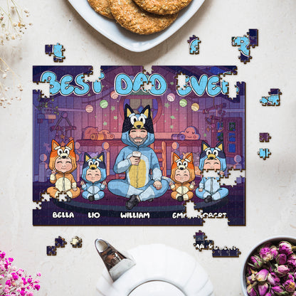 Cool Dad - Personalized Father Jigsaw Puzzle