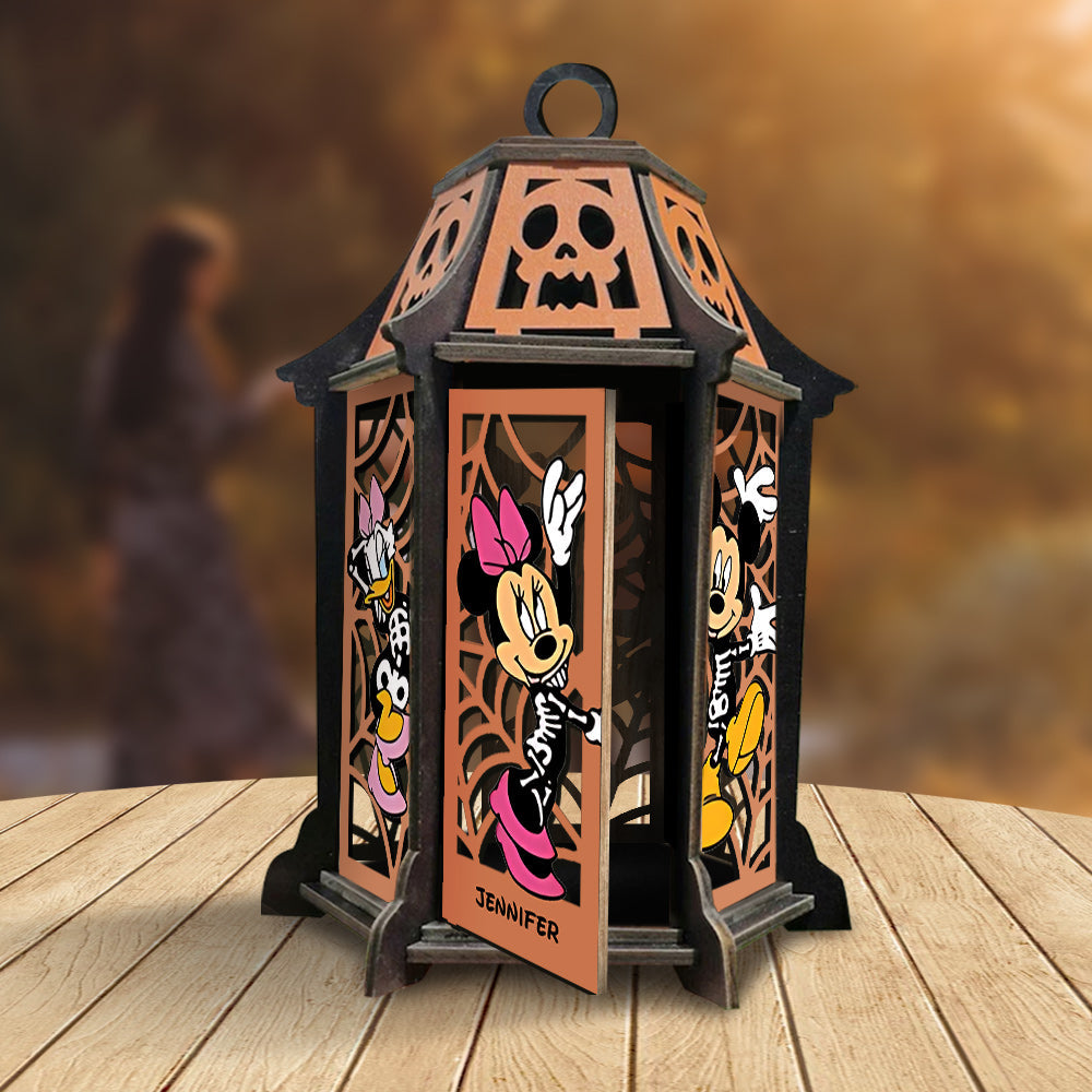 Happy Halloween - Personalized Mouse Laser Cut Lantern