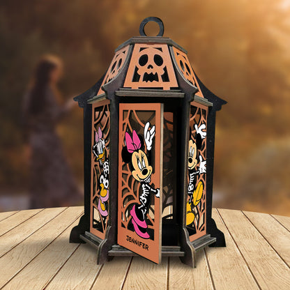 Happy Halloween - Personalized Mouse Laser Cut Lantern