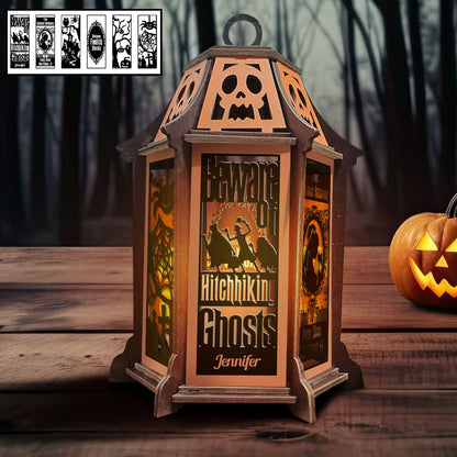 Welcome Foolish Mortals - Personalized Mouse Laser Cut Lantern