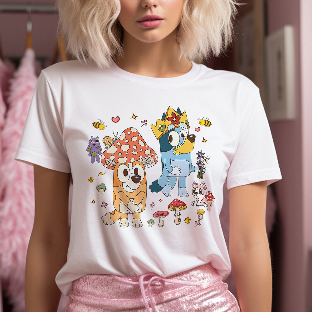 Mushroom Pattern - Mouse T-shirt And Hoodie