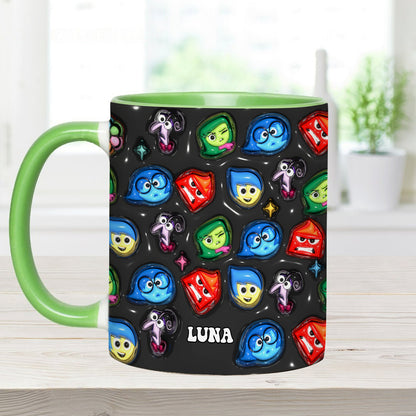 It's Ok To Feel - Personalized Accent Mug