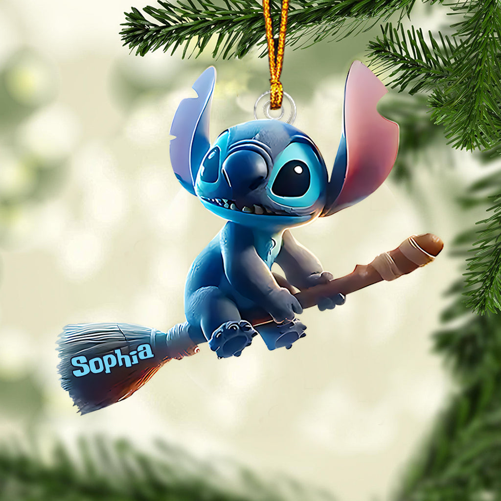 Happy Halloween - Personalized Ohana Custom Shaped Ornament