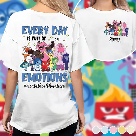 Everyday Is Full Of Emotions - Personalized All Over Shirt