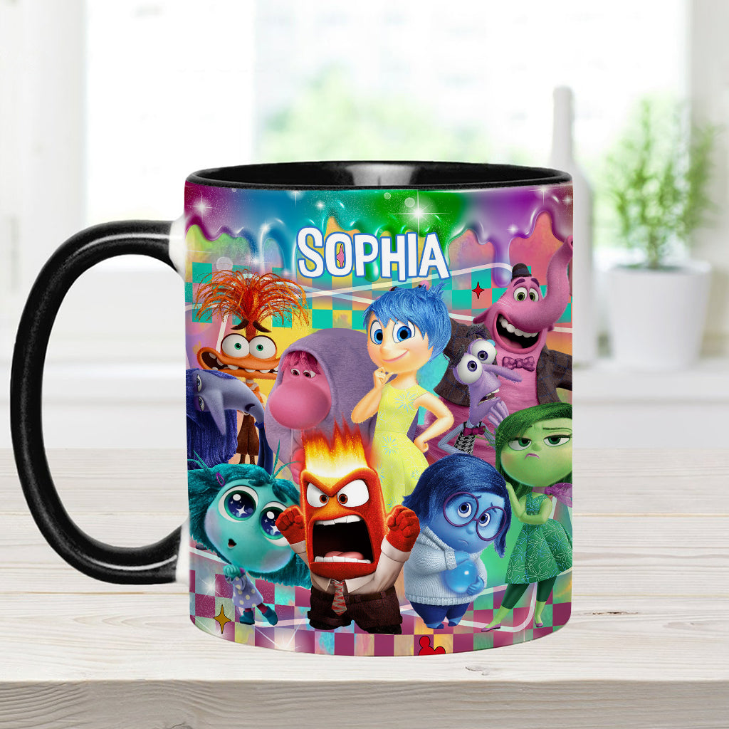 It's Okay To Feel All The Feels - Personalized Accent Mug