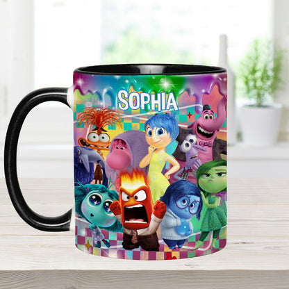 It's Okay To Feel All The Feels - Personalized Accent Mug