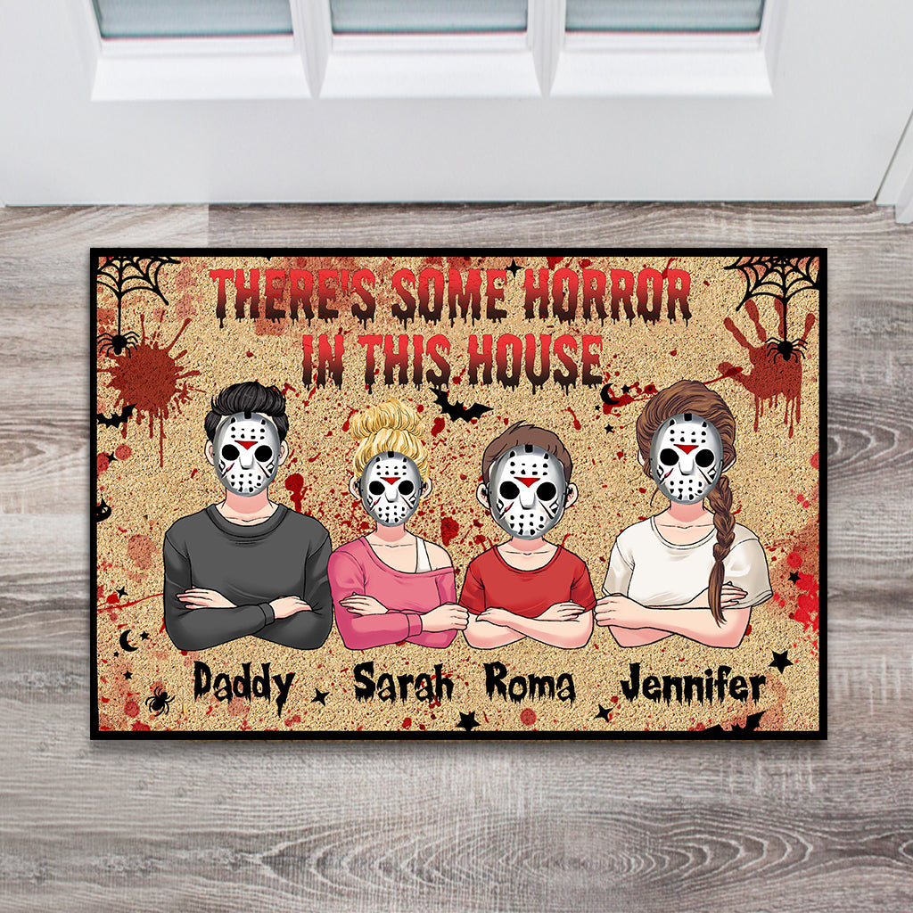 Halloween Horror Family - Personalized Family Doormat