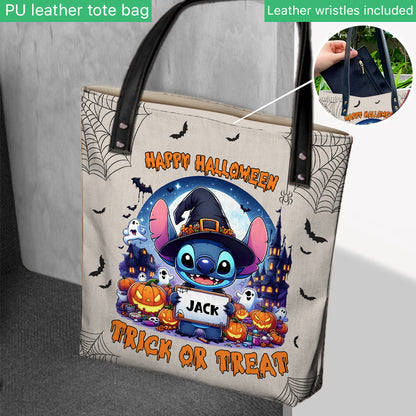 Happy Halloween Trick Or Treat - Personalized Mouse Tote Bag
