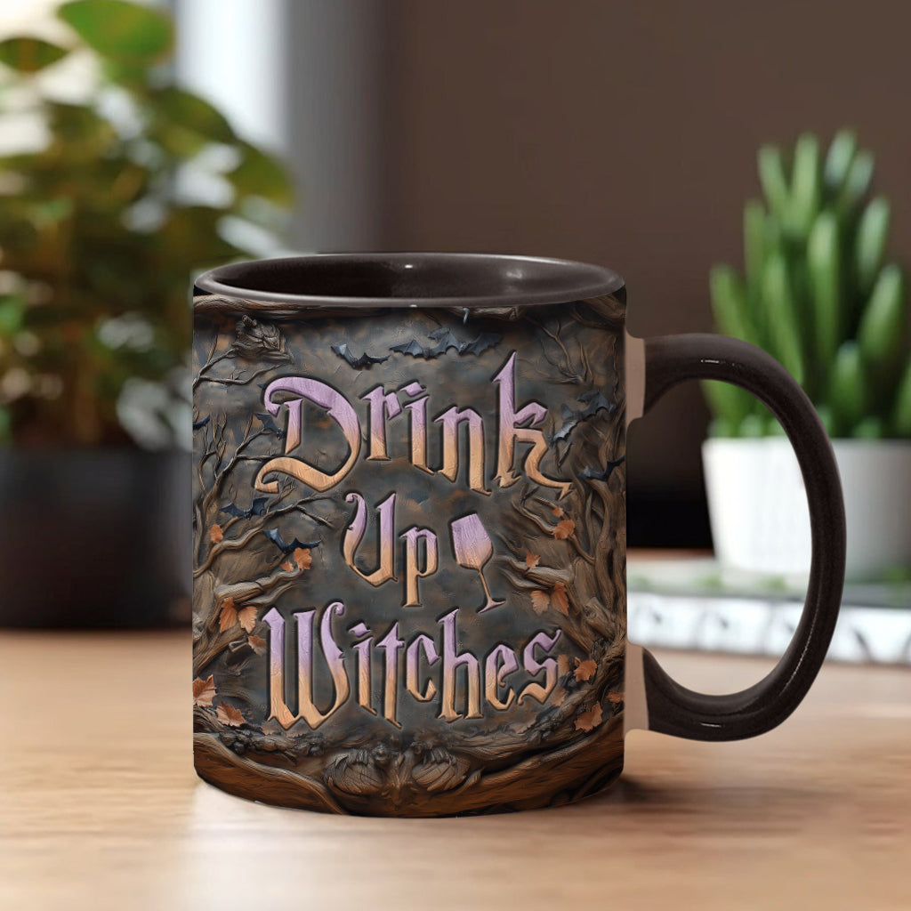Drink Up Witches - Personalized Bestie Accent Mug