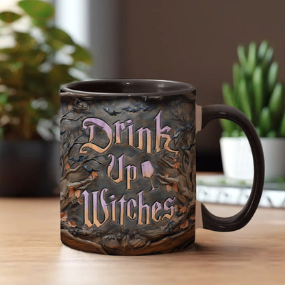 Drink Up Witches - Personalized Bestie Accent Mug