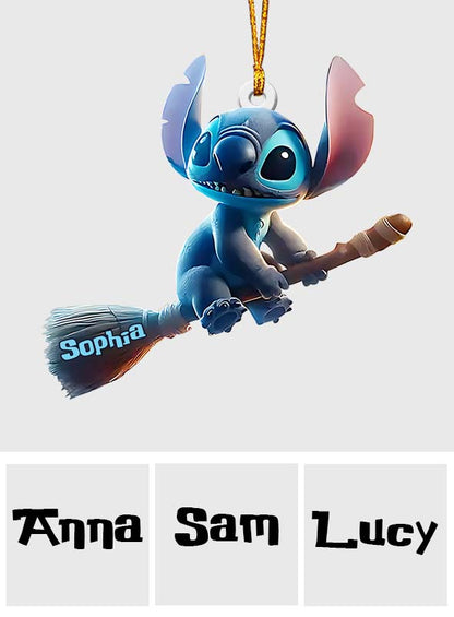 Happy Halloween - Personalized Ohana Custom Shaped Ornament