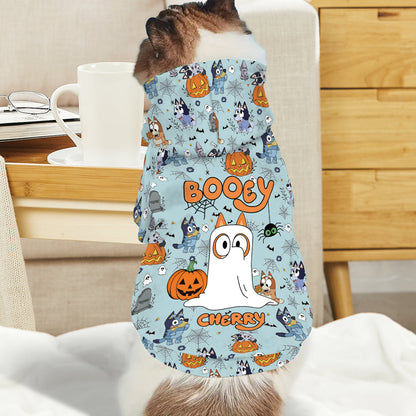 Halloween Cute Booey Dog - Personalized Dog Pet Hoodie