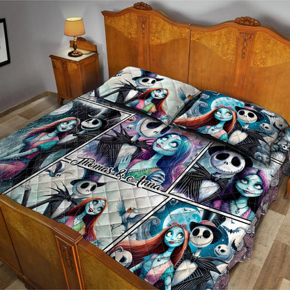 We're Simply Meant To Be - Personalized Nightmare Quilt Set