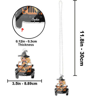 My Broom Broke So Now I Drive A Car - Personalized Witch Custom Shaped Car Ornament