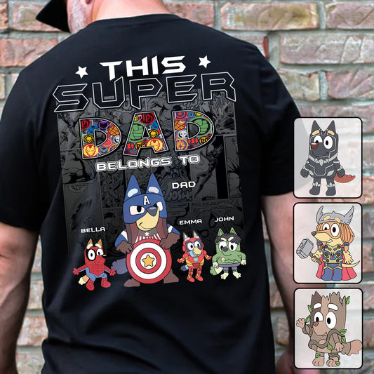 Super Dad - Personalized Father T-shirt and Hoodie