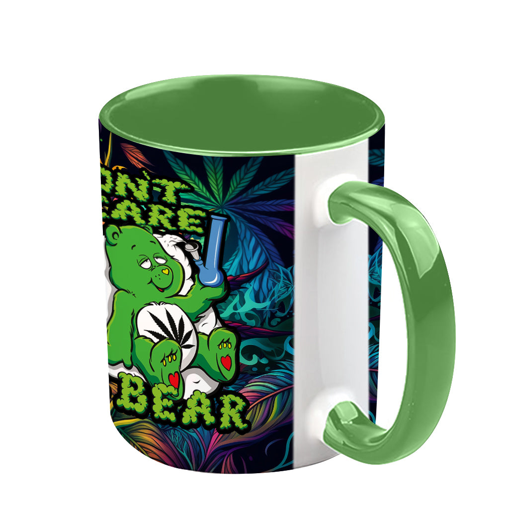 Don't Care Bear - Personalized Weed Accent Mug