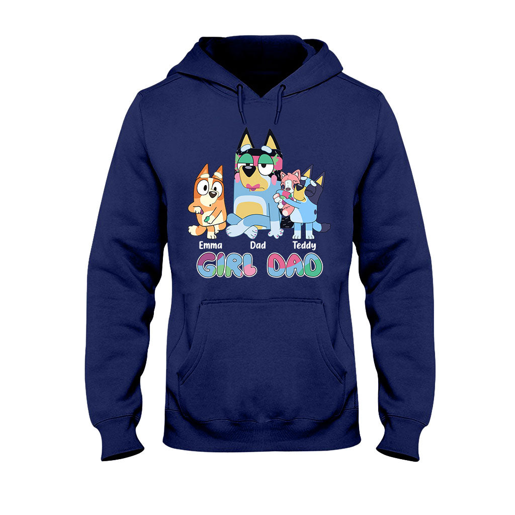 Girl Dad - Personalized Father T-shirt And Hoodie