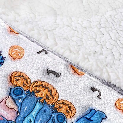 Spooky Vibes - Personalized Ohana Blanket Hoodie