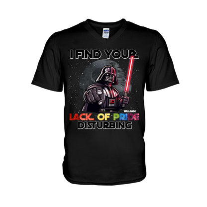 I Find Your Lack of Pride Disturbing - Personalized LGBT Support T-shirt And Hoodie