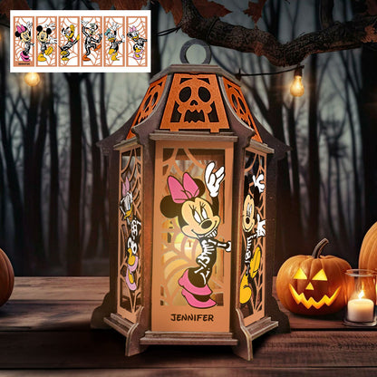 Happy Halloween - Personalized Mouse Laser Cut Lantern