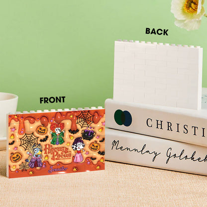 Halloween Is Coming - Personalized One-sided Horizontal Rectangle Building Brick Blocks