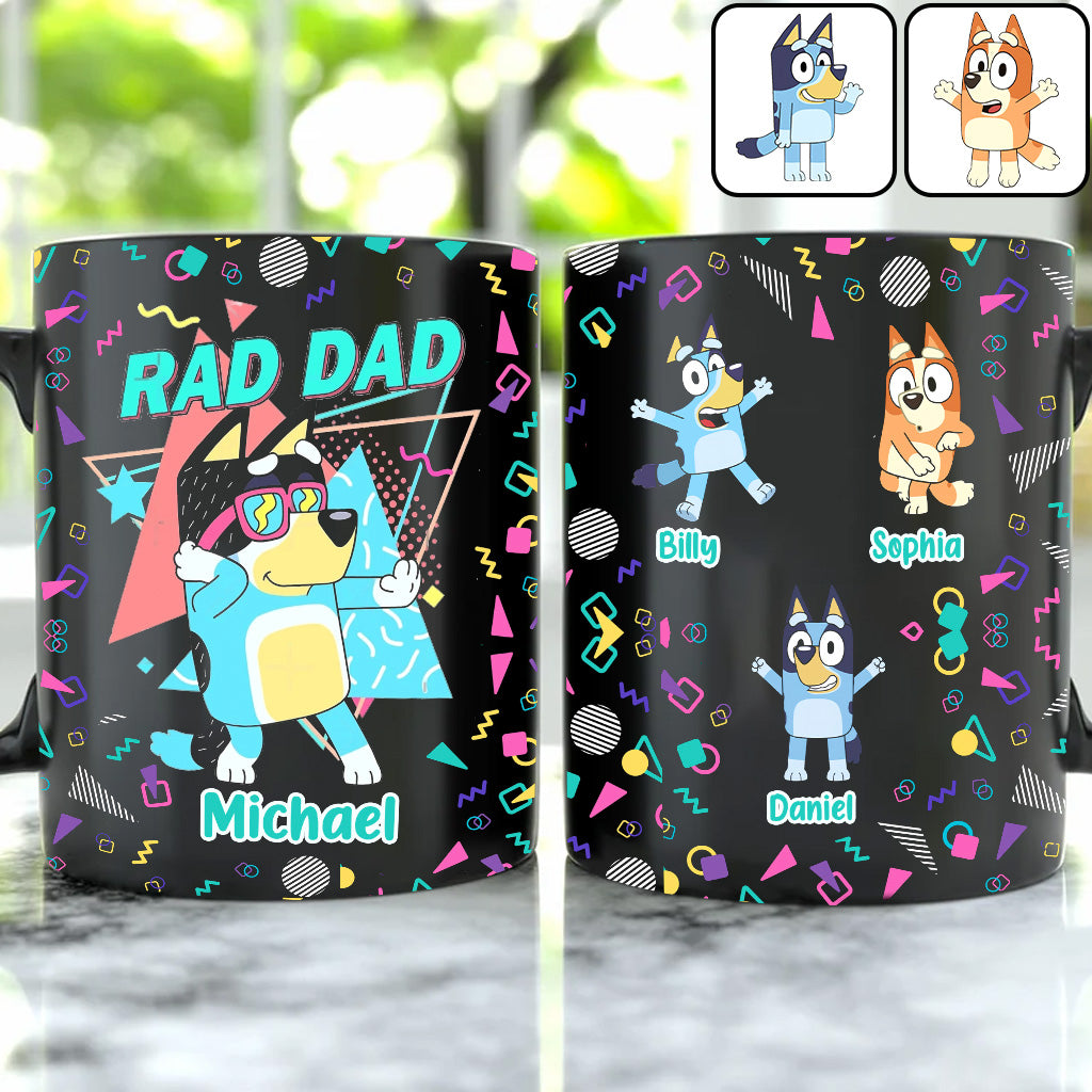Rad Dad - Personalized Father Mug