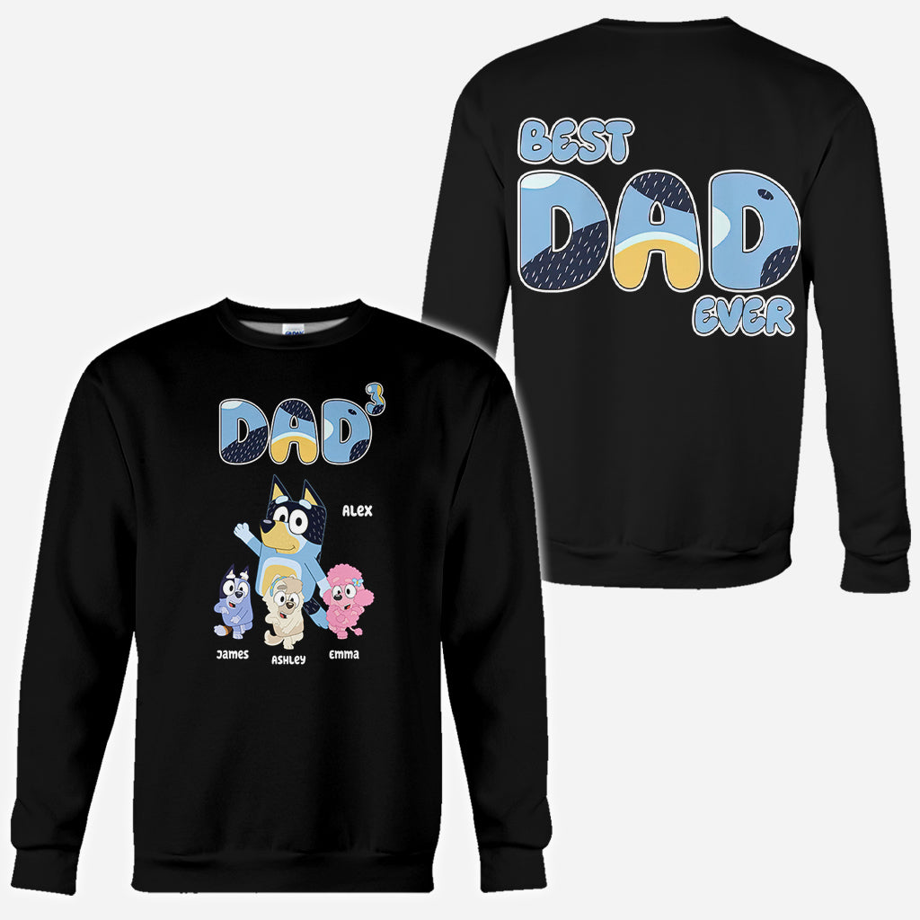 Best Dad Ever - Personalized Father All Over Shirt