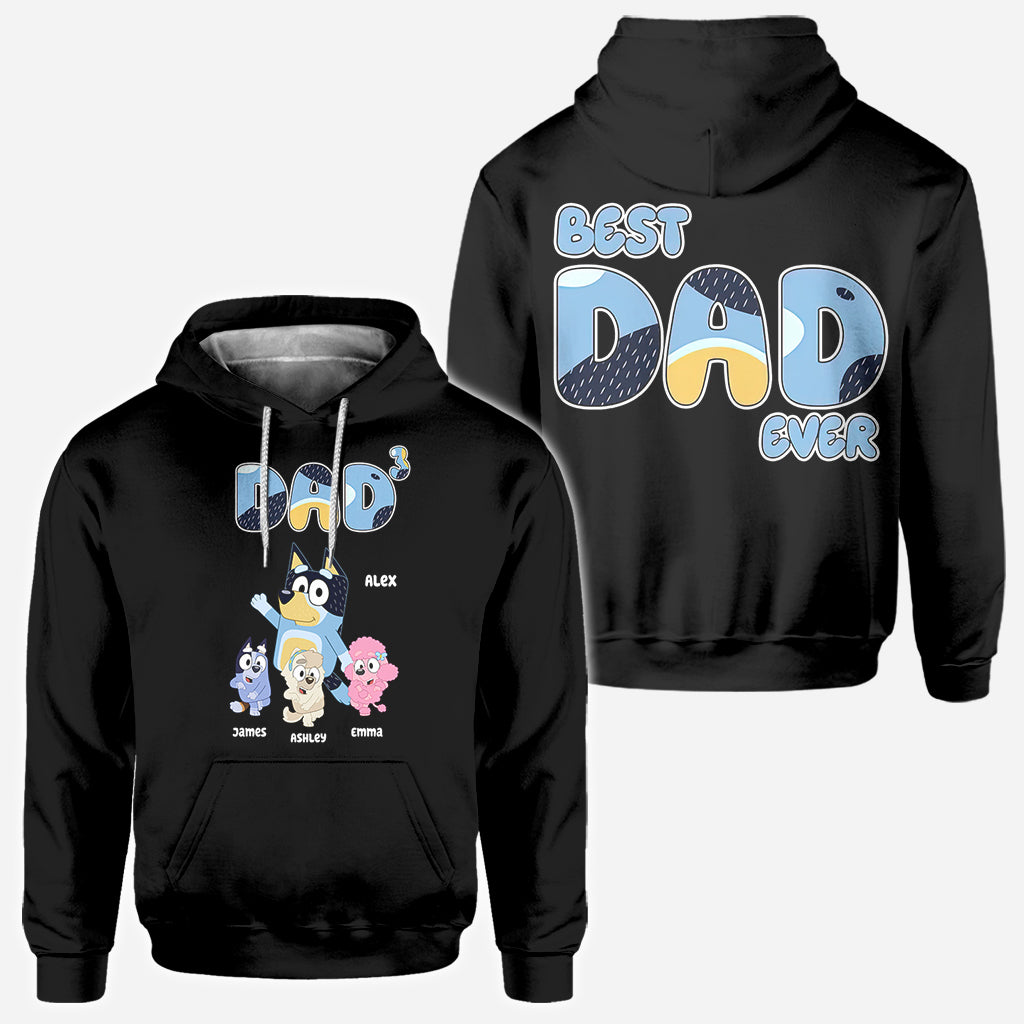 Best Dad Ever - Personalized Father All Over Shirt