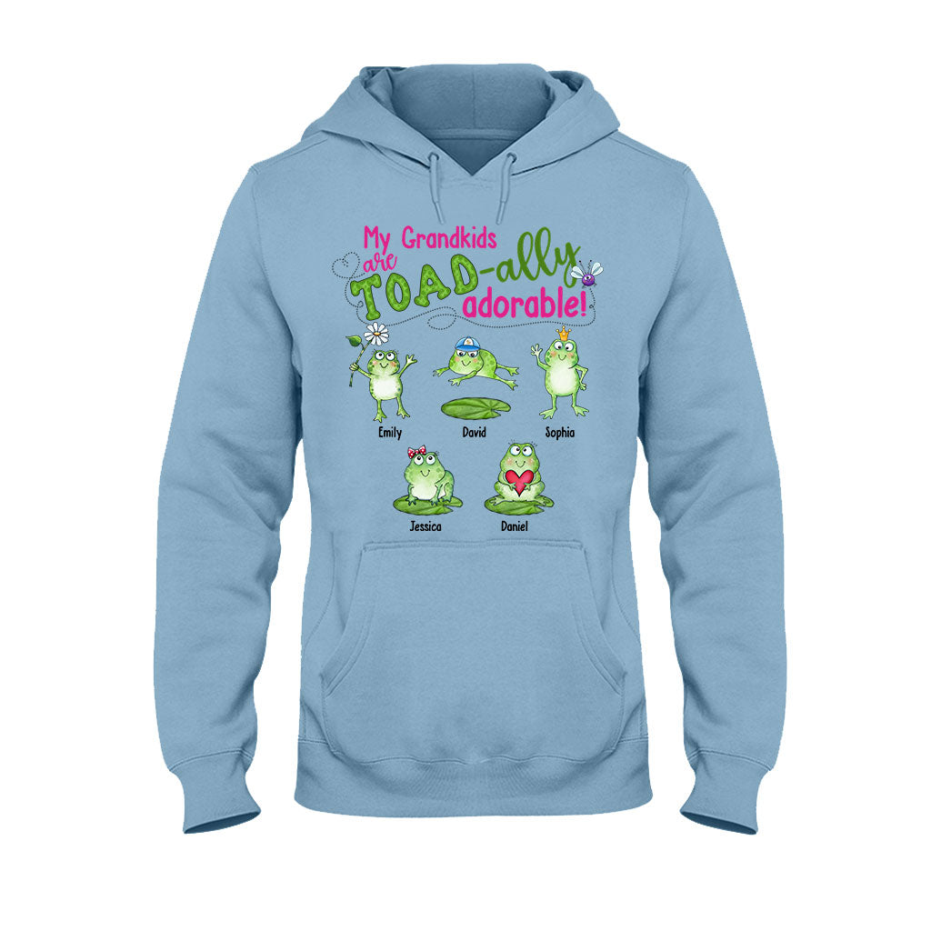 My Grandkids Are Toad-ally - Personalized Grandma T-shirt And Hoodie