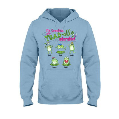 My Grandkids Are Toad-ally - Personalized Grandma T-shirt And Hoodie