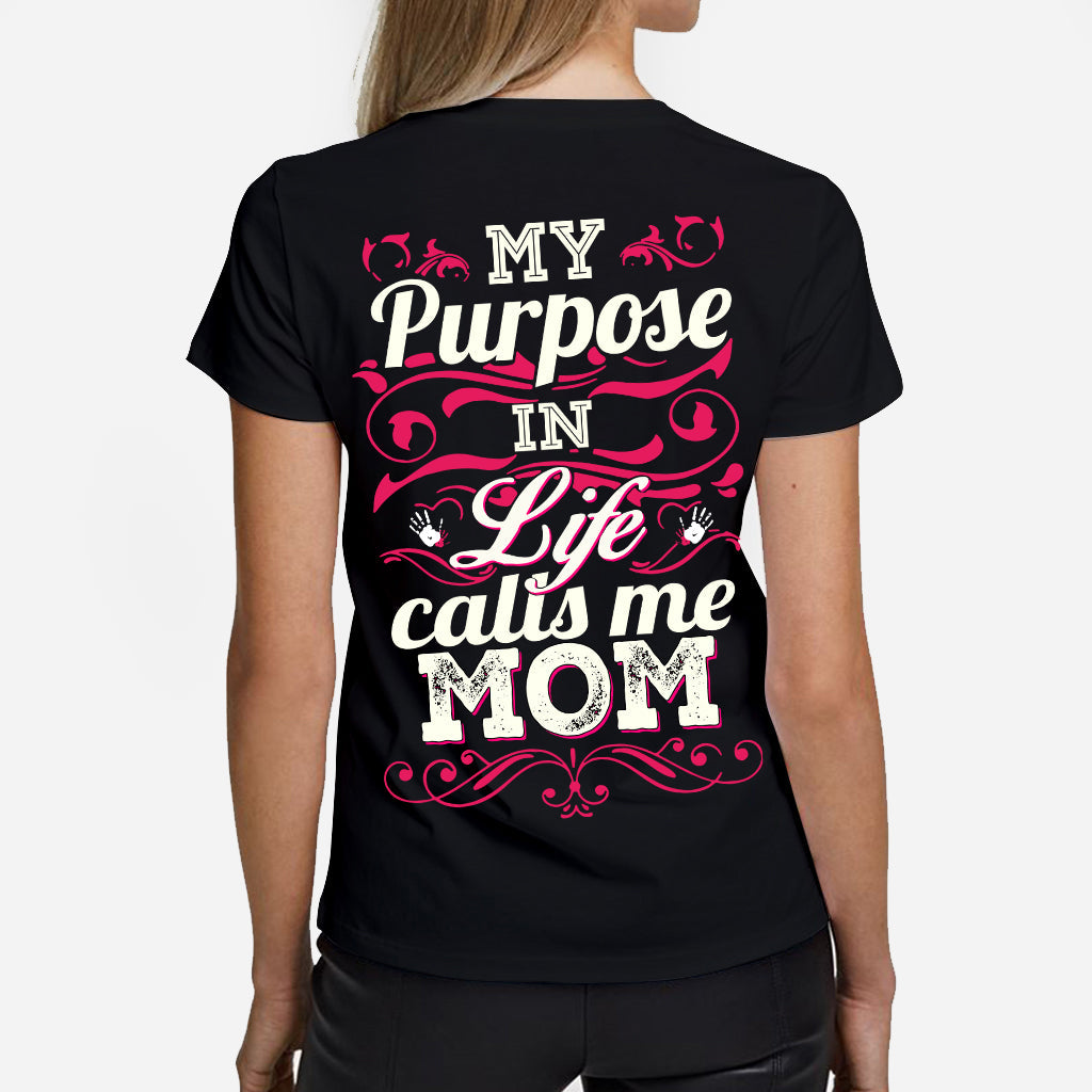 My Purpose In Life Call Me Mom - Personalized Mother T-shirt And Hoodie