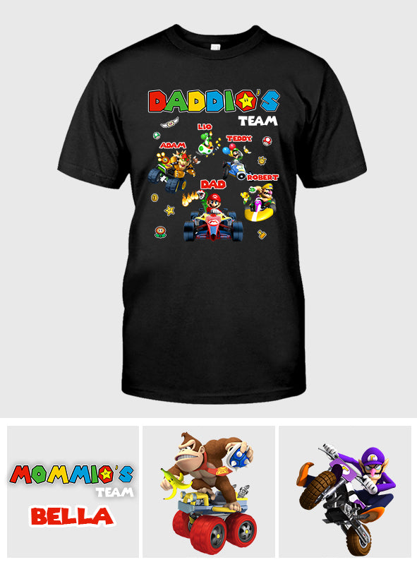 Best Daddio Mario Ever Any Title - Personalized Super Plumber T-shirt And Hoodie