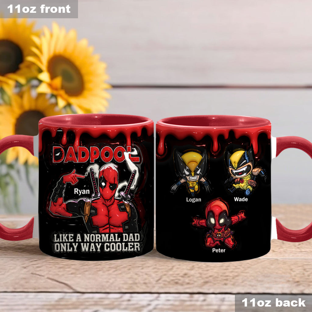 Dadpool Personalized Mug - Personalized The Psychopath Accent Mug