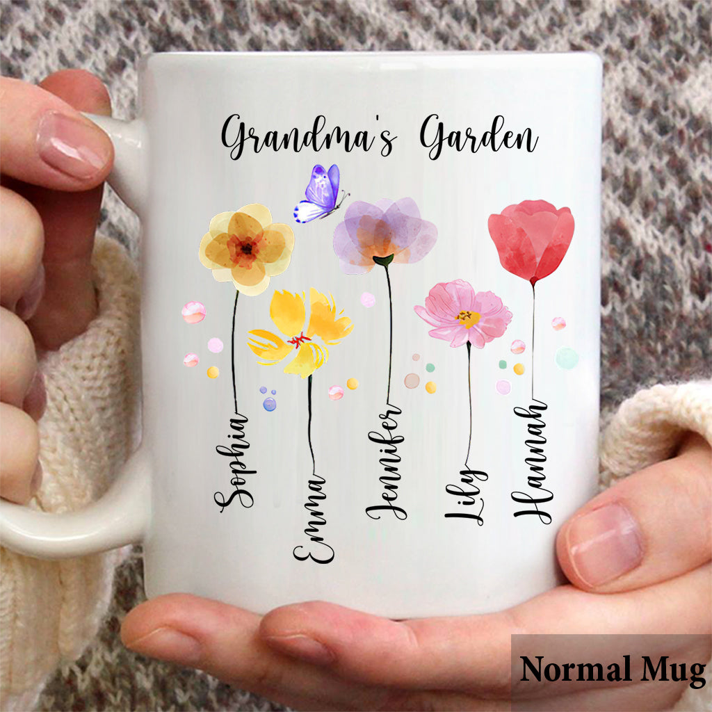 Grandma Garden - Personalized Grandma Mug
