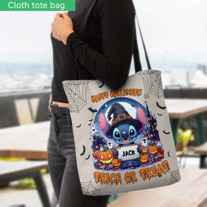 Happy Halloween Trick Or Treat - Personalized Mouse Tote Bag