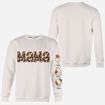Spooky Mama Grandma - Personalized Mother All Over Shirt