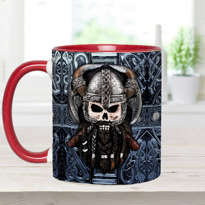 Proud Viking Dad Grandfather - Personalized Viking Accent Mug