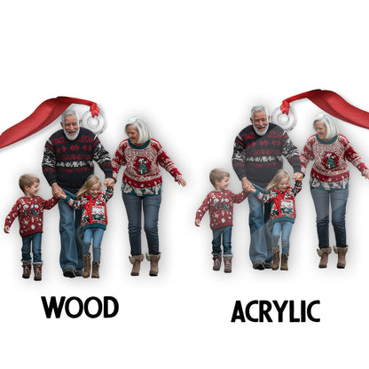 Custom Any Photo Ornament - Personalized Family Custom Shaped Ornament