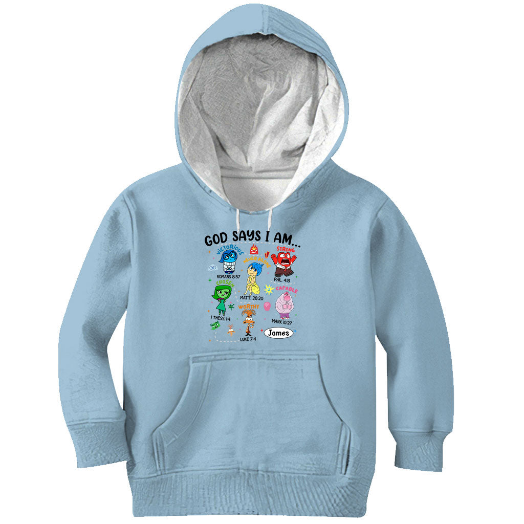 God Says I Am - Personalized T-shirt And Hoodie