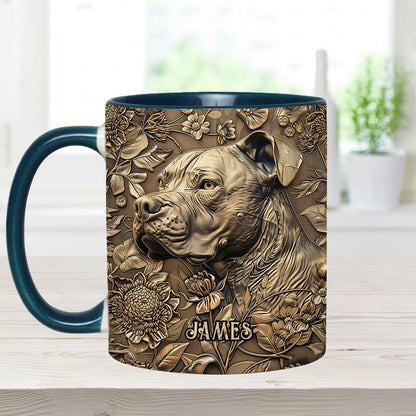 Cool Pitbull - Personalized Dog Accent Mug