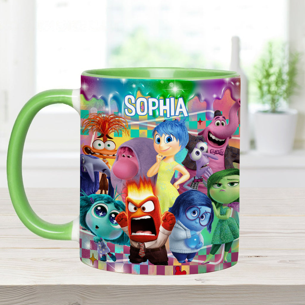 It's Okay To Feel All The Feels - Personalized Accent Mug